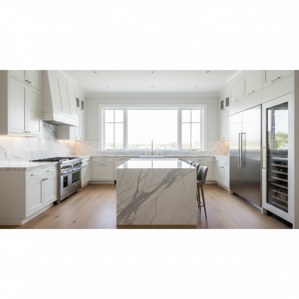 Luxury Walnut Creek kitchen ready for appliance service